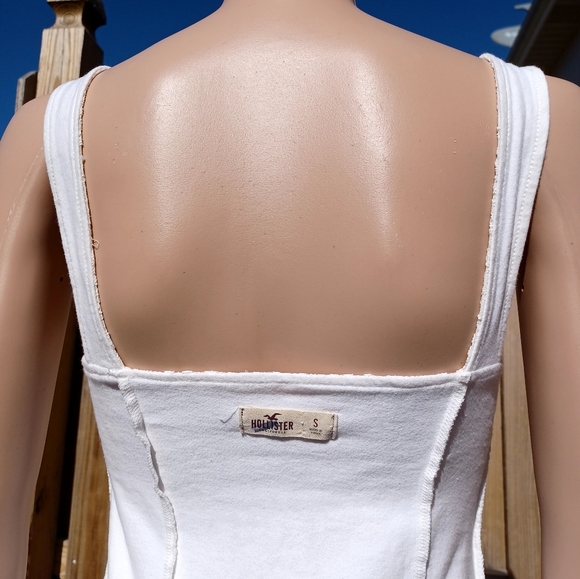 Hollister Abercombie California Cream Tight or Expandable Lace Dress Small - Picture 13 of 14